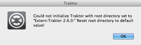 Could not initialize Traktor Could not initialize Traktor